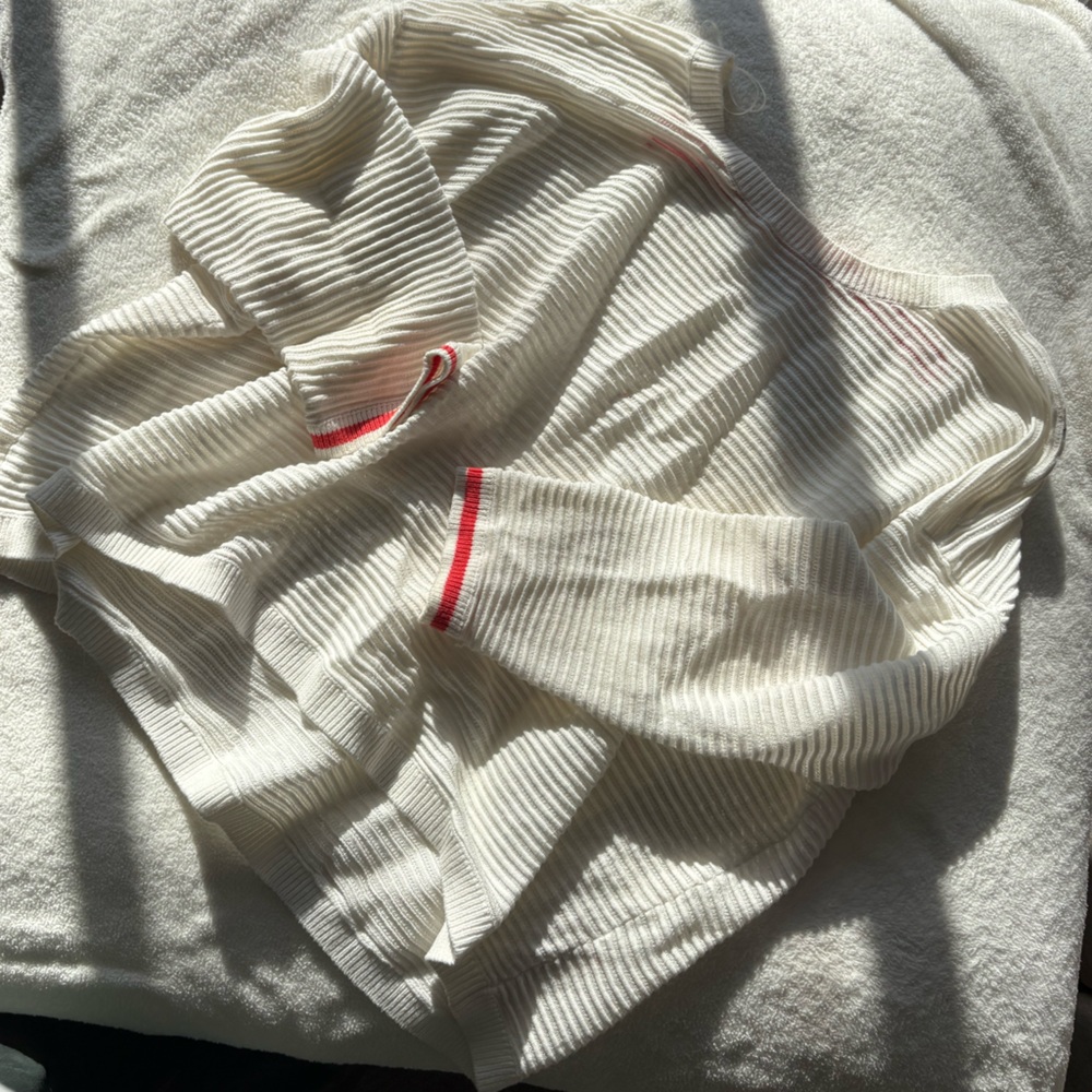 Daily Practice by Anthropologie Long-Sleeve Racing Stripes Top 2X - Picture 6 of 9